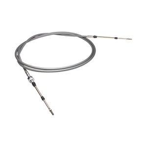 C98-024-120-2_0cf6d189-2ff8-4e90-ae41-7300207345b5 Pro-werks Silver Jacket Ultimate Shifter Push Pull Control Cable Bulkhead Clip Combo with 2 in. of Travel