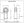 Dimensioned drawing of an FK Bearing female mild steel rod end, front and side views, with 0.4375 in. bore, 7/16-20 thread and 1.812 in. length