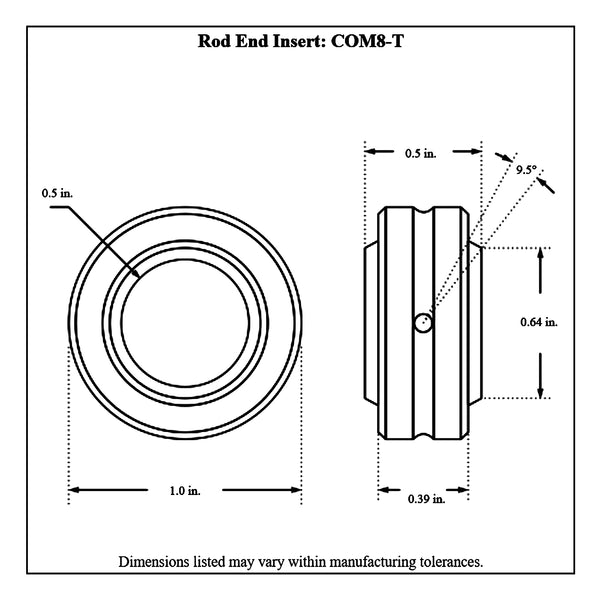 Aurora Rod End Insert