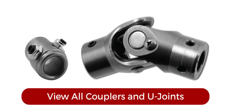 5/8-36 Female Spline, Weld On Coupler, fits 6.4:1, 10:1, 12