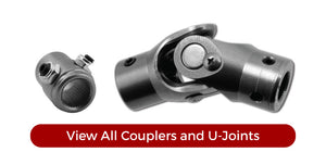 9/16-26 Spline x 3/4 DD U-Joint +16 Long 3/4 DD Universal 9/16-26 Spline x 3/4 DD U-Joint +16 Long 3/4 DD Universal