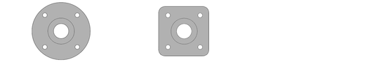 Aluminum Dzus Doubler Plates Pack of 10 | Round & Square | Pro-Werks ...