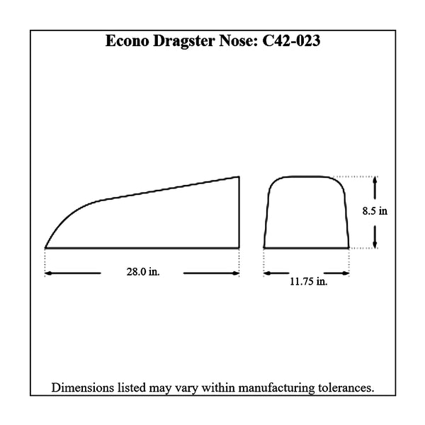 c42-023diagram Fuel Dragster Nose Long