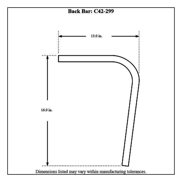 c42-274diagram3 6 Point Pre-Bent Chromoly Cage Kit, 4130N Junior Dragster: 1-1 8 x 0.065: 5-1 2 In. Bend Radius