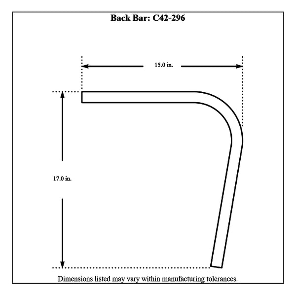 c42-276diagram3 6 Point Pre-Bent Chromoly Cage Kit, 4130N 1-5 8 x 0.083: 7 In. Bend Radius