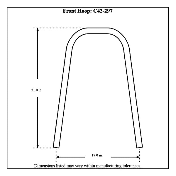 c42-326diagram Pre-Bent 6 Point Chromoly Complete Package, 4130N Junior Dragster: Cage Kit 1-1 8 in. x 0.065: Shoulder Hoop 1-1 8 in. x 0.065: Seat Formers 1-1 8 in. x 0.065