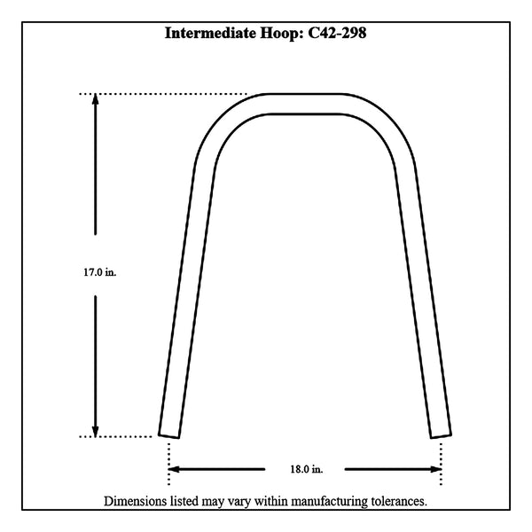 c42-326diagram2 Pre-Bent 6 Point Chromoly Complete Package, 4130N Junior Dragster: Cage Kit 1-1 8 in. x 0.065: Shoulder Hoop 1-1 8 in. x 0.065: Seat Formers 1-1 8 in. x 0.065