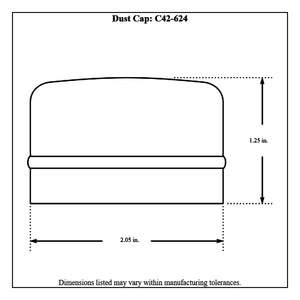 c42-624diagram Pro-werks Chrome Dust Cap