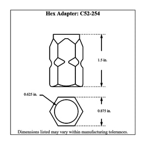c52-230diagram2_326a2a58-f61f-44e3-b459-9e42e8af3d79 Pro-werks Undrilled Quick Release Steering Hub, 42.1 SFI Certified