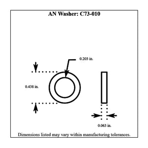 c73-010diagram Pro-werks Cadmium Plated AN Washer Kit