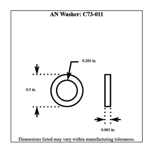 c73-011diagram Pro-werks Cadmium Plated AN Washer Kit