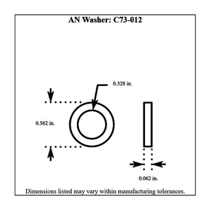 c73-012diagram Pro-werks Cadmium Plated AN Washer Kit