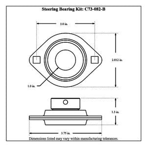 c73-082-bdiagram Pro-werks Steering Bearing Kit 1 Inch With Billet Cover