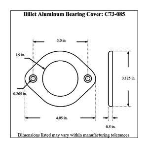 c73-082-bdiagram2 Pro-werks Steering Bearing Kit 1 Inch With Billet Cover