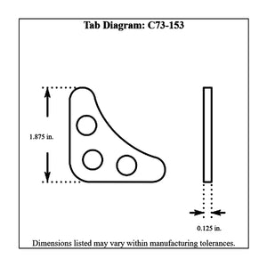 c73-153-4diagram_b20ba8d6-3a17-4cdd-8710-f4a5dd0458ce Pro-werks 1/8 Inch Thick, 1-7/8 Inch Legs, With Holes, Mild Steel Weld Gusset Each
