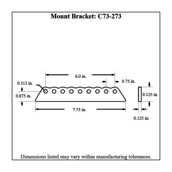 c73-273-2diagram Chromoly Pedal Mount Weld Brackets, Pair, 4130N