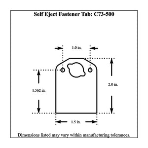 c73-500-10diagram Pro-werks Weld-on Dzus Tabs, Pack of 10 Self Eject (fits C73-515 spring)
