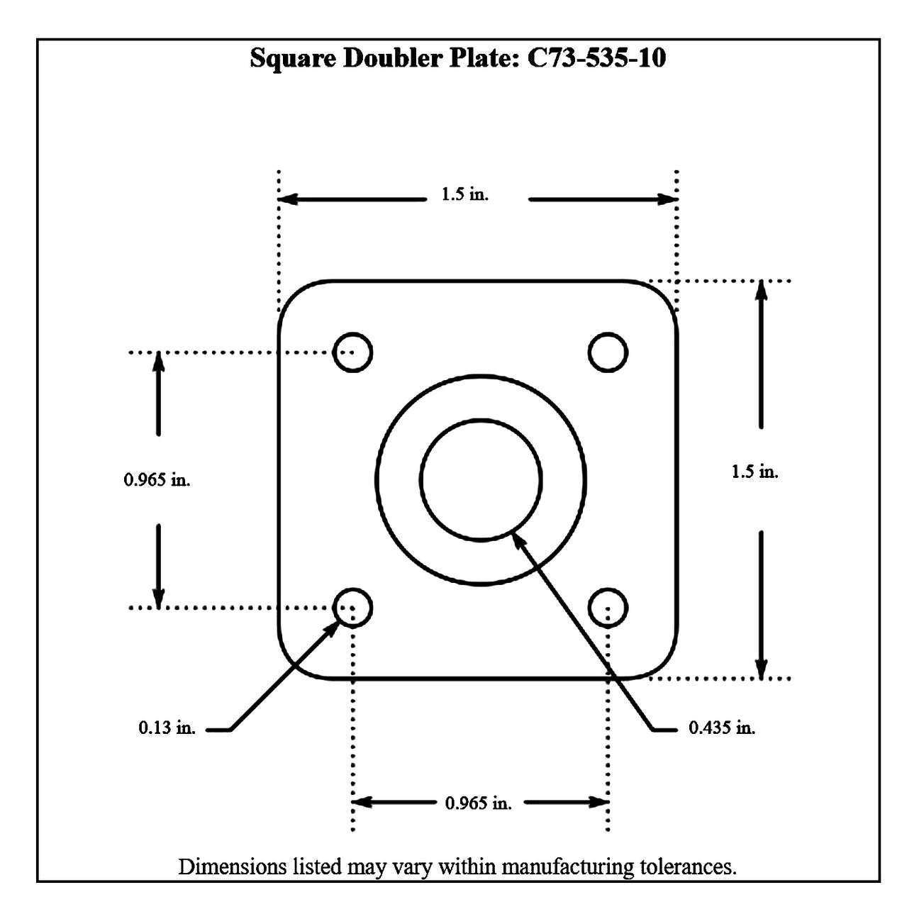 Pro-werks Aluminum Doubler Plates, Pack of 10 – The Chassis Shop