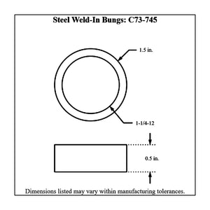 c73-734diagram2_11f7c3a1-ff1b-458c-b587-221d0b8b7815 Pro-werks Easy Turn Filler Cap with Steel Weld Bung 1-5 8 Inch without Lanyard Boss 1 2 Inch Polished