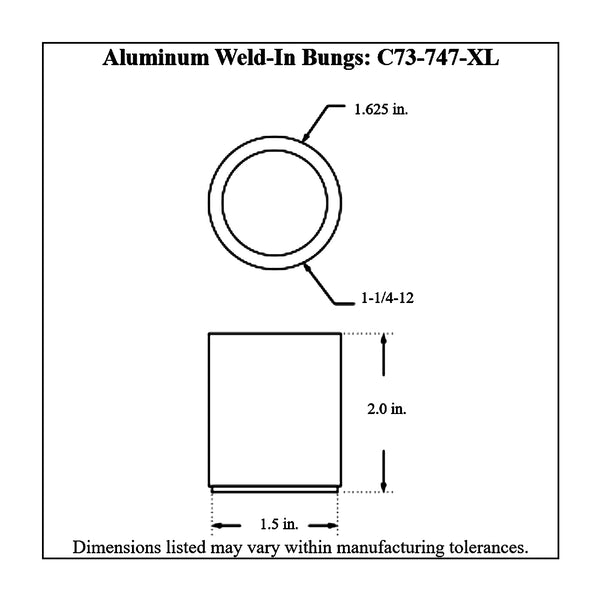 c73-747-xldiagram_2de054e6-19be-40ee-a8e4-bc1ff4a635a1 Easy Turn Fill Cap with Aluminum Weld Bung 1-5 8 Inch without Lanyard Boss 2 Inch Blue