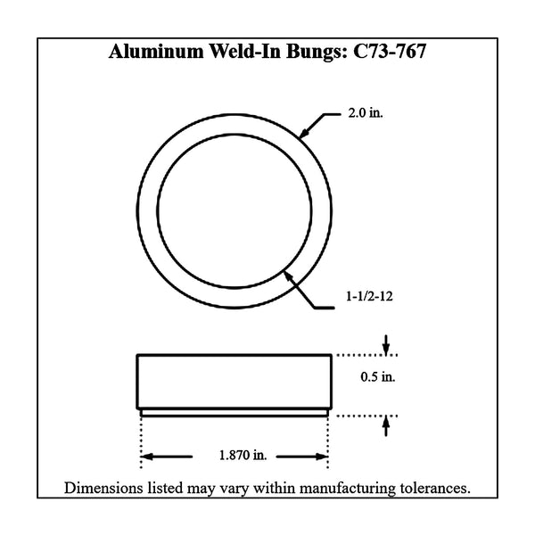 c73-755diagram2_d5654382-4d6d-4cac-a9c9-2783a1720a94 Easy Turn Fill Cap with Aluminum Weld Bung 2 Inch without Lanyard Boss 1 2 Inch Black