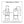 c73-962-20diagram Chromoly Weld In Slot Clevis, 4130N 1 2 in. x 0.058 Tubing: 1 8 in. Slot: 1 4 in. Hole Bag of 20