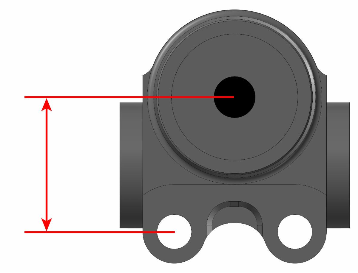 Stiletto steering box showing standardized mounting for ratio changeover